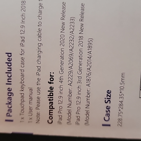 Touchpad  keyboard  case - Picture 11 of 12